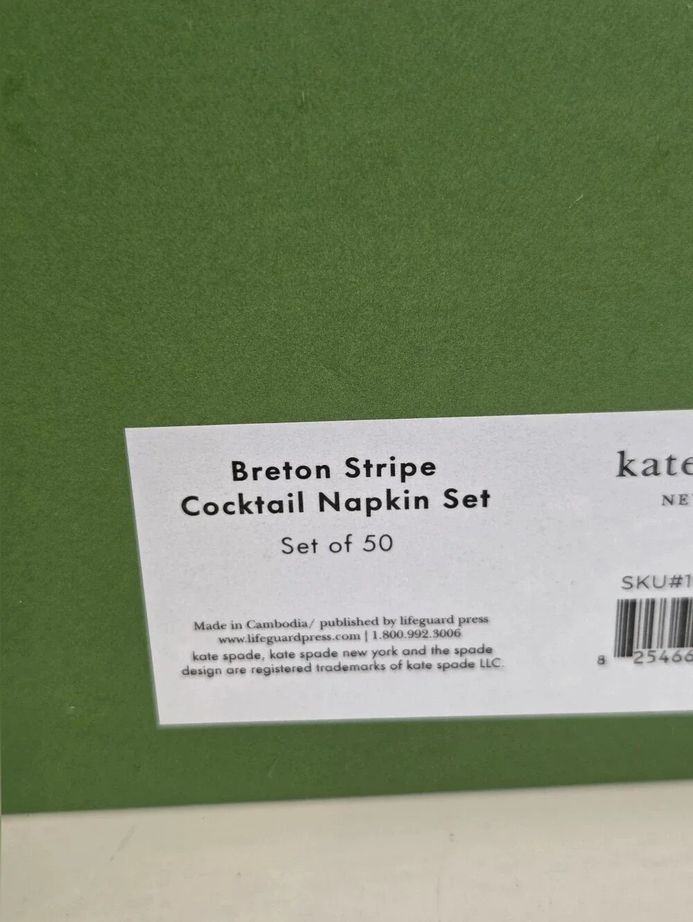 Kate Spade Guest & Cocktail Napkin Set